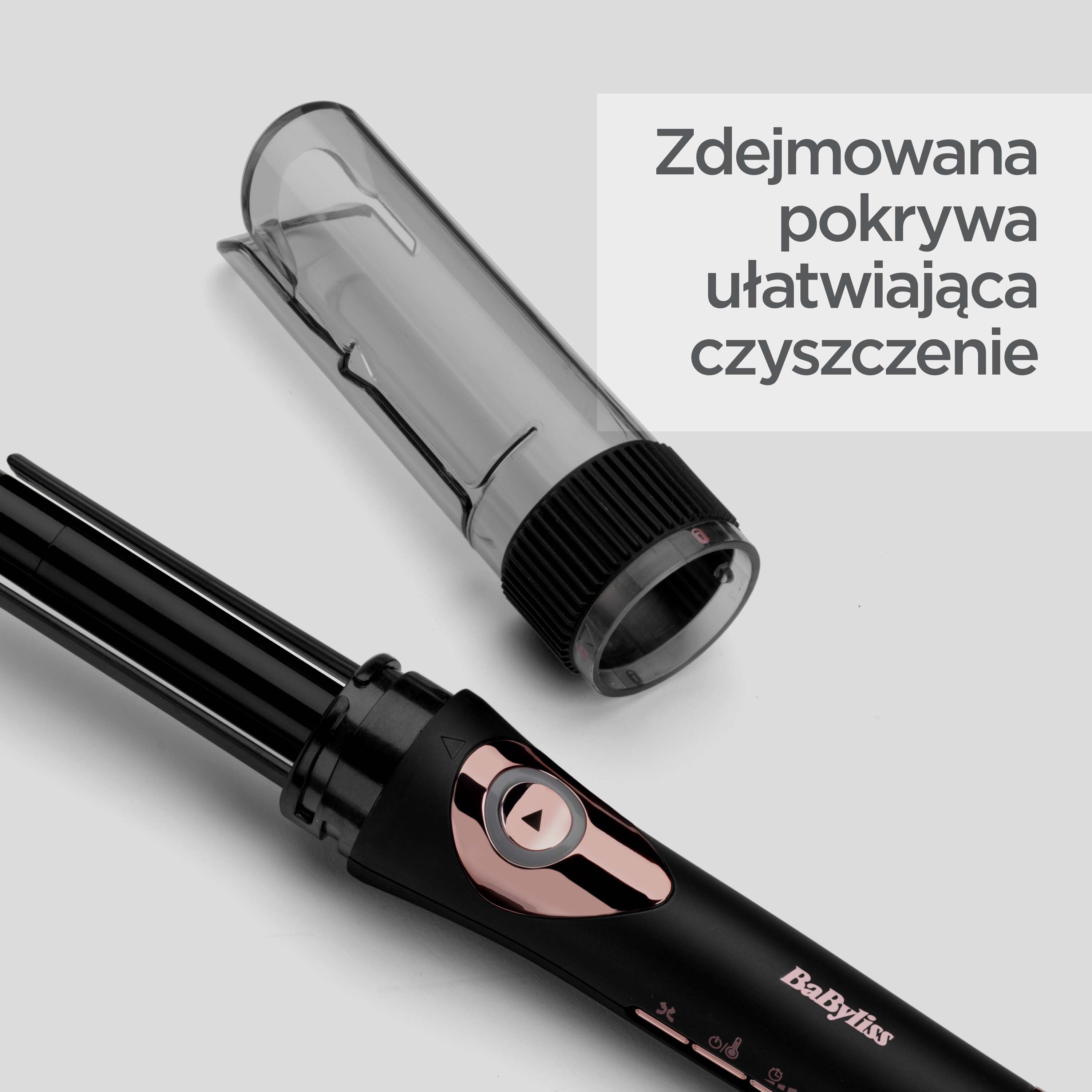 Zdejmowana pokrywa ułatwiająca czyszczenie